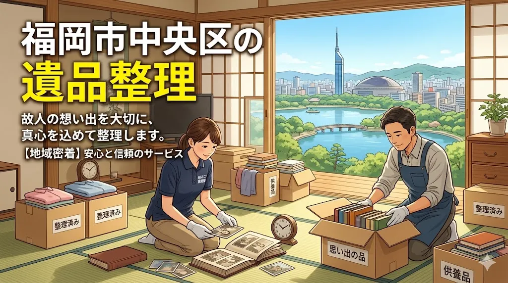 福岡市中央区の遺品整理・生前整理｜TV出演・20年の実績【福岡片付け隊】