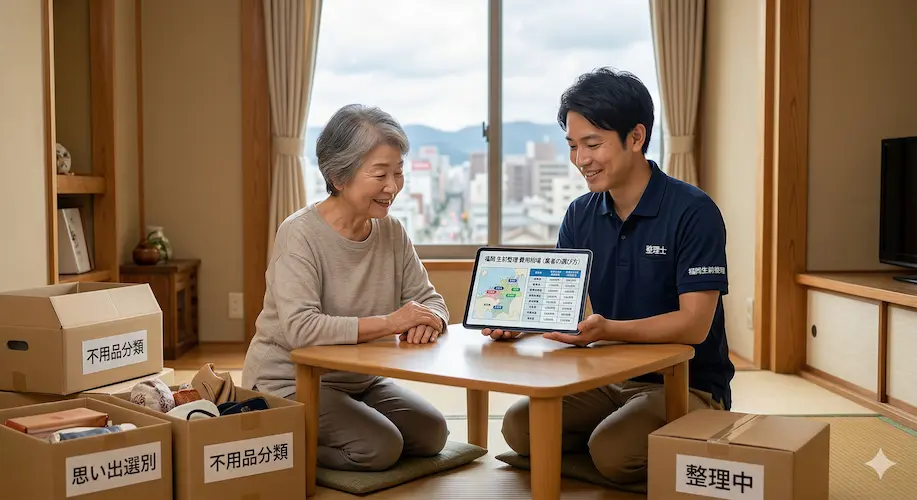 福岡で生前整理業者の選び方・費用相場・やることリスト完全ガイド図