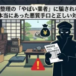 【業界の裏側】「遺品整理のやばい業者」に騙されないで！本当にあった悪質手口と対策