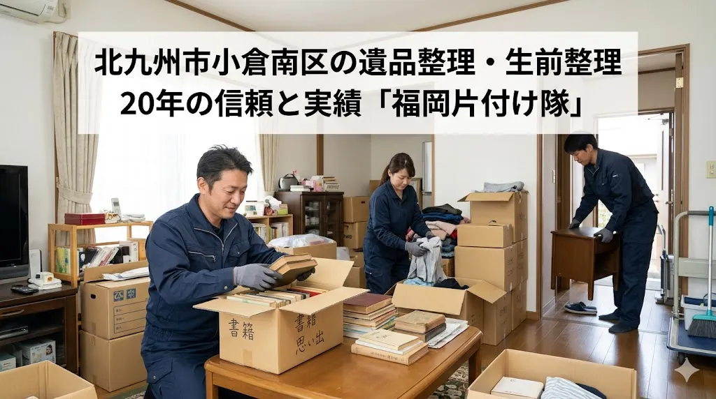 北九州市小倉南区の遺品整理|住宅地の戸建てでの作業実績